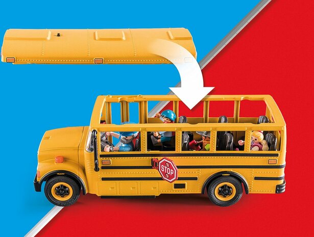 PLAYMOBIL City Life Amerikaanse schoolbus - 71094