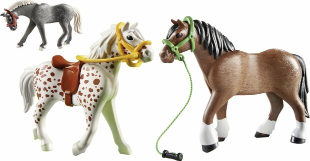 PLAYMOBIL Country 3 paarden - 70683