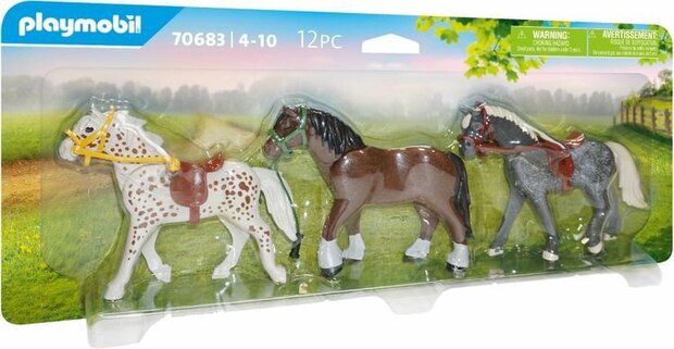 PLAYMOBIL Country 3 paarden - 70683