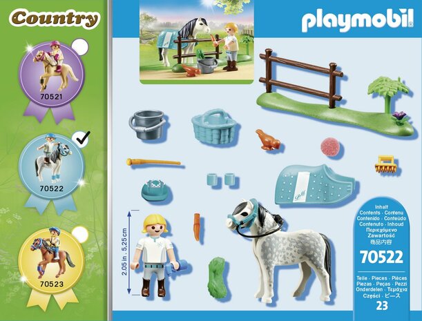 PLAYMOBIL Country Collectie pony - &#039;Klassiek&#039; - 70522