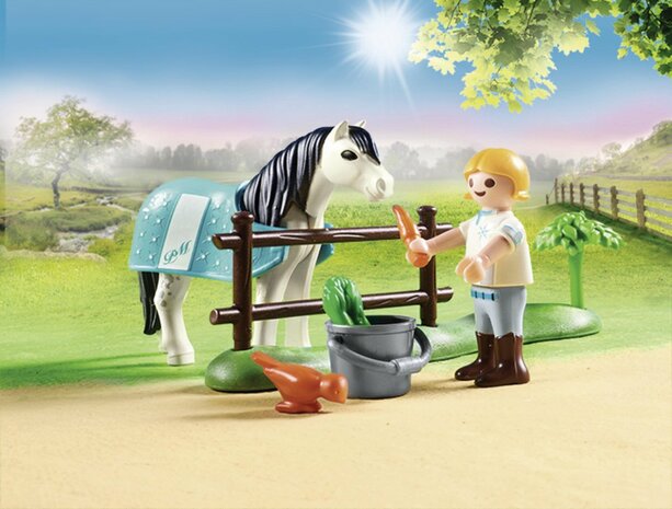 PLAYMOBIL Country Collectie pony - &#039;Klassiek&#039; - 70522