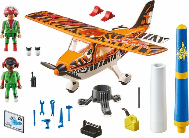 PLAYMOBIL Air Stunt Show Propellorvliegtuig &quot;Tiger&quot; - 70902