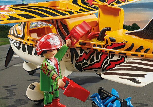 PLAYMOBIL Air Stunt Show Propellorvliegtuig &quot;Tiger&quot; - 70902