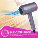 Qumax Föhn met Diffuser - Ionische Haardroger - Haarföhn - 3 Standen - Warm en Koud - 2000W - Zwart Qumax Föhn met Diffuser - Ionische Haardroger - Haarföhn - 3 Standen - Warm en Koud - 2000W - Zwart