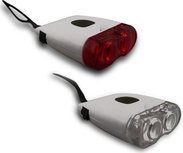Benson LED Fietsverlichting - USB oplaadbare fietslampjes - Set van 2 - Weerbestendig Benson LED Fietsverlichting - USB oplaadbare fietslampjes - Set van 2 - Weerbestendig