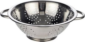 RVS keuken vergiet 28 cm - Keuken/koken benodigdheden - Pasta/aardappels/groente afgieten - Zeven/vergieten RVS keuken vergiet 28 cm - Keuken/koken benodigdheden - Pasta/aardappels/groente afgieten - Zeven/vergieten