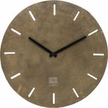 PTMD Lexis bronskleurige aluminum ronde klok maat in cm: 50 x 5 x 50 - Goud PTMD Lexis bronskleurige aluminum ronde klok maat in cm: 50 x 5 x 50 - Goud